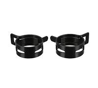 uxcell Steel Band Clamp 25mm Inner Dia Fit 26.5-29mm OD Hose Spring Band Type Action Fuel Line Silicone Tube Clip Clamp Black 10Pcs