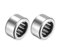 uxcell TA1512 Needle Roller Bearings 15mm Bore 22mm OD 12mm Width Chrome Steel Open End 2pcs