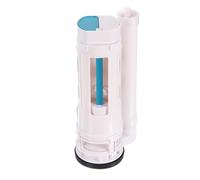 uxcell Toilet Flush Valves, 250mm/9.84" Length Dual Flush Valve One Piece Push Button Toilet Bottom Inlet Fill Valve Toilet Replacement Parts, White