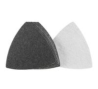 uxcell Triangular Sandpaper Hook and Loop Triangle Sanding Pad Fit 3-1/2" Oscillating Multi-Tool Silicon Carbide for Wet/Dry Use 80 Grit 10pcs
