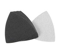 uxcell Triangular Sandpaper Hook and Loop Triangle Sanding Pad Fit 3-1/2" Oscillating Multi-Tool Silicon Carbide for Wet/Dry Use 120 Grit 10pcs