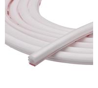 Uxcell Weather Stripping Seal Strip, 3 Meters x 10mm x 10mm Self Adhesive Rubber for 8-9mm Gap, Window and Door Soundproofing and Frame Gap Blocker (White)