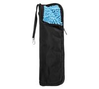 Uxcell Wet Umbrellas Bag 14.2"x5" Thicker Chenille Folding Umbrellas Sleeve Cover Portable Waterproof Case for Storage Carry Travel Home Outdoor, Blue