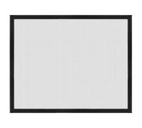 uxcell Window Screen Mesh, 24" x 35" DIY Fiberglass Netting Mesh Black Frame with Hook and Loop Adhesive Edging Black Mesh for Bedroom, Living Room, Kitchen