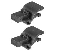 uxcell Windshield Washer Nozzle Fit for Ford No.FR3Z17603AA - 2 Pcs Black