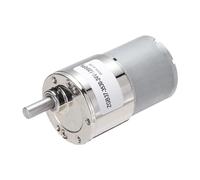 uxcell ZGB37-3530 DC 24V 120RPM Micro Motor High-Speed Geared Motor for DIY RC Cars Remote Control Shaft 6mm Diameter