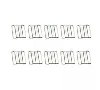 UxicRuya 2x 10 Pcs Hook Closure Clips Clasps Slider Buckle Waist Extension Hook Metal Strap Fasteners for Costume Swimsuit