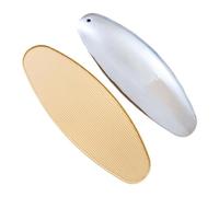 UxicRuya 2x Hair Barrettes for Women Spring French Hair Clips Accessories Rectangle DIY Craft, Matte Gold Big