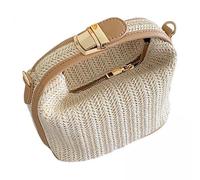 UxicRuya 3X Woven Handbag Adjustable Tote Fashion Boho for Summer Beach Ladies