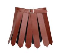 UxicRuya Ancient Roman Skirt - Authentic Costume for Historical Events, Brown