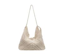 UxicRuya Casual Travel Handbag for Women at The Beach, Beige White