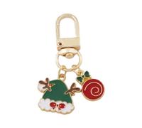 UxicRuya Christmas Keychain Wallet Decoration Xmas Key Chain for Adults Kids Festival, Style B