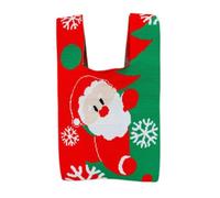 UxicRuya Christmas Tote Bag with Santa Claus Motif, Shopping Bag for