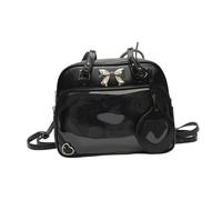 UxicRuya Ita Bag Women Backpack for Anime Figure Display Collector Halloween, Black