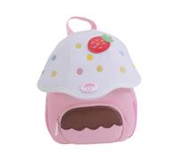 UxicRuya Kids Backpack with Adjustable Shoulder Strap Cute Adorable Cartoon Gift Bookbag, White S