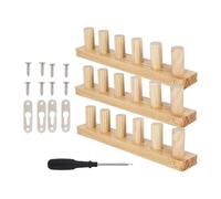 UxicRuya Knitting Loom Set Made of Wood for Blankets, Chunky, Adjustable, Easy to Assemble, for DIY, Crafts, Gifts