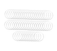UxicRuya Sealing Washers 0.9 Mm Height 0.45 Mm Thick Replacement O- for White Seals for Jewelers, Craftsmen, Watchmakers, 51Pcs 15-40mm