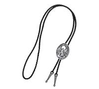 UxicRuya Western Cowboy Retro Ties Rodeo Bootlace Tie Mens Jewelry