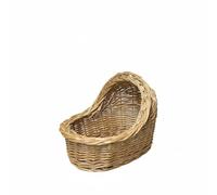 UxicRuya Wicker Cat Bed Resting Basket Artistic Woven Cradle Decorative Storage Basket Suitable for Newborn Photography and Home Decoration, S