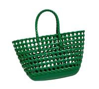 UxicRuya Womens Woven Tote Bag for Beach Activities, Work, and Social Gatherings, Green