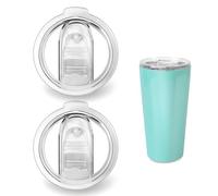 UXIETIN 16oz Replacement Lid Compatible with Corkcicle Travel Coffee Tumbler,Spill Proof Double Sealing Lid Replacement Compatible with 16oz Corkcicle Accessories,2PCS