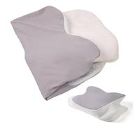 UXIETIN Cervical Pillow Case Compatible with Donama(Only for Standard Size),Comfortable and Breathable Pillowcase for Cervical Pillow,Pillow Case Only,Pillow Not Included,1PC (Gray)