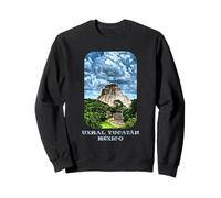 Uxmal Yucatan Mexico Main Mayan Pyramid Sweatshirt