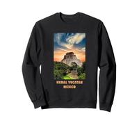 Uxmal Yucatan Mexico Main Mayan Pyramid Sweatshirt