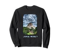 Uxmal Yucatan Mexico Main Mayan Pyramid Sweatshirt