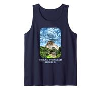 Uxmal Yucatan Mexico Main Mayan Pyramid Tank Top