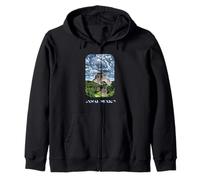Uxmal Yucatan Mexico Main Mayan Pyramid Zip Hoodie
