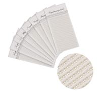 Uxney 8 Sheets Rhinestone Stickers,3584 Pcs Gem Stickers for DIY Face Eyes Makeup Hair(Bead Pearl-3/4/5/6mm)