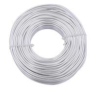 Uxney Aluminum Craft Wire,20 Gauge Silver Wire for Jewelry Making, DIY Crafts & Floral Design - Soft Bendable Metal Wire, Perfect Alternative to Copper Wire (100FT)