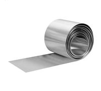 Uxney Aluminum Flashing Roll，Aluminum Sheet Roll 3500x100x0.3mm(LxWxT) Applicable to Various House Repair and DIY Projects