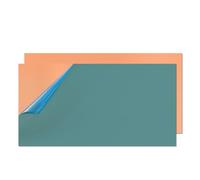 Uxney Copper Sheet, Copper Plate 100 mm x 200 mm x 0.8 mm, 99.9% Pure Copper Plate for DIY, Jewellery, Electrics, Repair, Industry (Pack of 2)