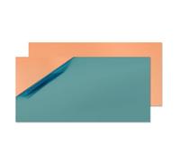 Uxney Copper Sheet, Copper Plate 50 mm x 100 mm x 1 mm, 99.9% Pure Copper Plate for DIY, Jewellery, Electrics, Repair, Industry (Pack of 2)