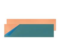 Uxney Copper Sheet, Copper Plate 50 mm x 200 mm x 0.8 mm, 99.9% Pure Copper Plate for DIY, Jewellery, Electrics, Repair, Industry (Pack of 2)