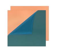 Uxney Copper Sheet, Copper Plate 50 mm x 50 mm x 0.8 mm, 99.9% Pure Copper Plate for DIY, Jewellery, Electrics, Repair, Industry (Pack of 2)