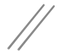 Uxney M10-1.5 x 300 mm Threaded Rod, Stainless Steel 304 Rustproof Full Thread, High Strength Corrosion Resistant Threaded Bolts for Furniture, Mechanical Engineering, DIY Projects (Pack of 2)