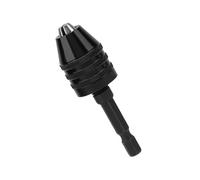 Uxsiya 0.3-6.5mm Keyless Drill Chuck 1/4" Hex Shank Adapter Converter Drill Chuck Adapter for Mini Power Drill Electric Grinder