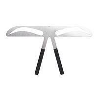 Uxsiya 1 Pcs Eyebrow Ruler Professional Eyebrow Measure Balance Extension Ruler Fox Eyebrow Shape Stencil Make Up Beauty Accessory Tool for Draw Eyebrow Shape(European Style Eyebrow)