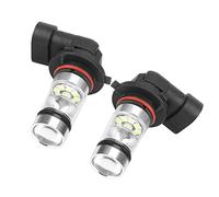 Uxsiya 2pcs 9006/HB4 100W White LED High Bright Headlight Bulbs Kit Fog Light Car Driving Lamp LED Headlight Bulb Aluminum Case