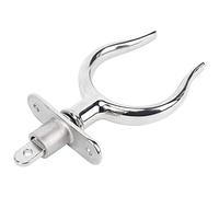 Uxsiya Boat Stainless Steel Rowlock, 316 Stainless Steel Material Simple Installation Oar Locks Silver Color Convenient Practical for Yachts for Outdoor