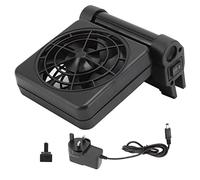 Uxsiya Fish Tank Cooling Fan Aluminium Alloy Bracket Multipurpose UK Plug 220-240V Adjustable Aquarium 12V Safety Voltage for Aquarium