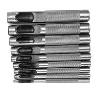 Uxsiya Hollow Hole Punch Leather Craft Punch Tool Round Hollow Punch Set Leather Working Tools Watch Bands for Leather