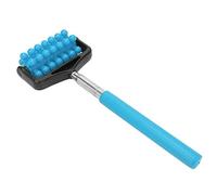 Uxsiya Telescopic Massage Stick, Adjustable Soreness Relief Ergonomic Handle Wear Resistant Flexible Back Roller Massage Stick for Men Women for Arms Head(Sky Blue)