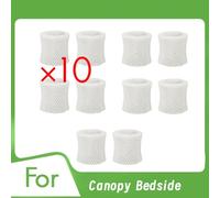 Uxsjakjsd 10 Pcs Humidifier Wicking Replacement Filter for Canopy Bedside Nursery Humidifier Replacement Filter