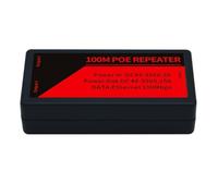 Uxsjakjsd 100Mbps PoE Extender 1 to 2 Port POE Extender for IP Camera AP for NVR Max 100m Transmission Extension