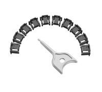 Uxsjakjsd 10PCS RJ45 Dust Inserts Lock with Key for Ethernet Port LAN Switch Router Enhances Data Security Protection Anti Dust Network Accessories Black