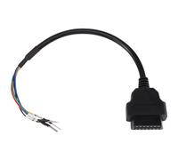 Uxsjakjsd 16 Pin OBD OBD2 Female K Line CAN Line Jumper Tester Connector Car Diagnostic Extension Cable Cord Pigtail